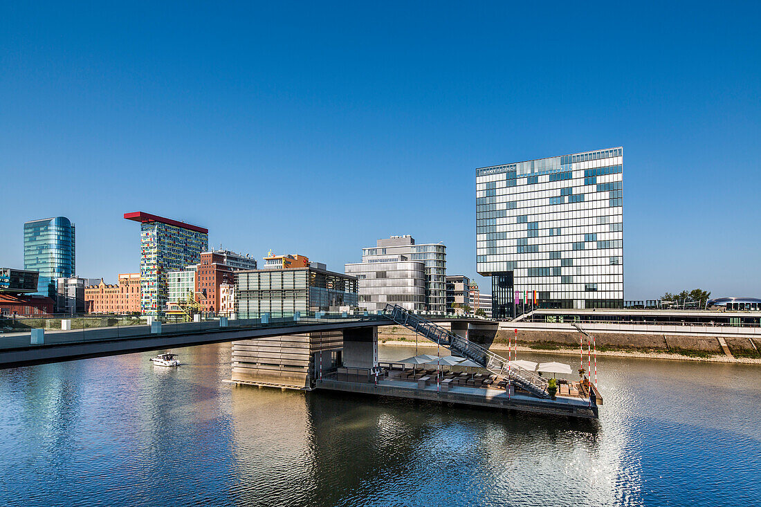 Hyatt Hotel, Medienhafen, Düsseldorf, Nordrhein Westfalen, Deutschland