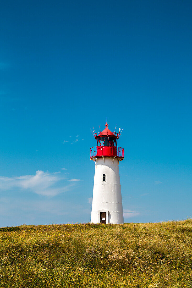 Leuchtturm List-West, Ellenbogen, Sylt, Nordfriesland, Schleswig-Holstein, Deutschland