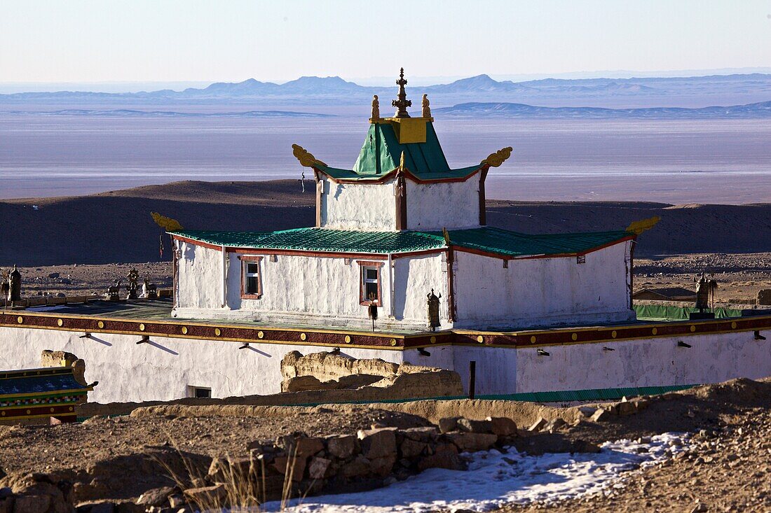 Tsogchin Tempel Kloster Amarbuyant, Wüste Gobi, Mongolei