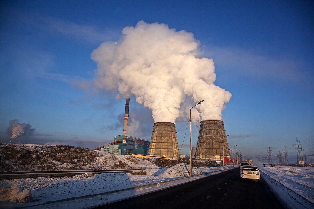 Power station in Ulan Bator, … – License image – 70526739 Image ...