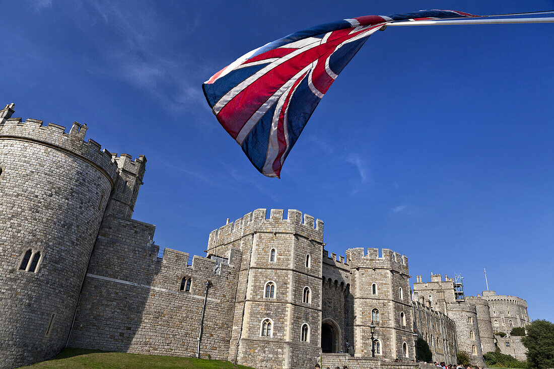 Windsor Castle, Windsor, Berkshire, England, Großbritannien