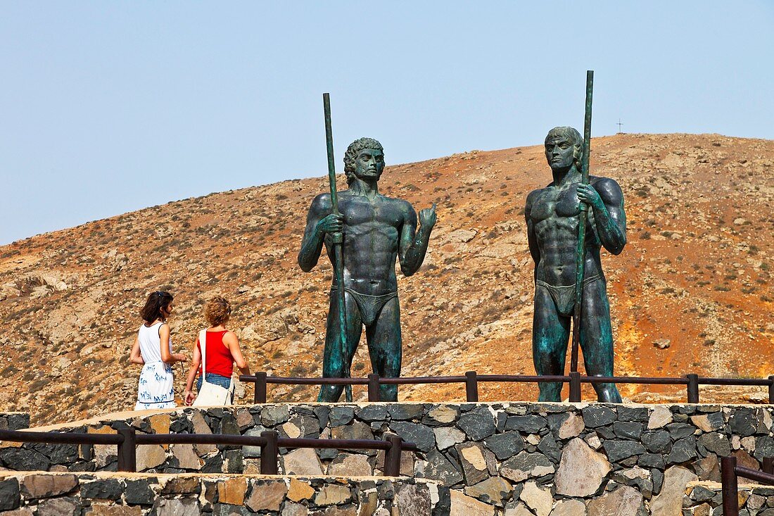 Monument to the Majos, Parque Rural de Betancuria, Fuerteventura, Las Palmas, Canary Islands, Spain