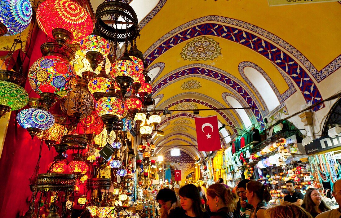 The Grand Bazaar, Istanbul, Turkey.