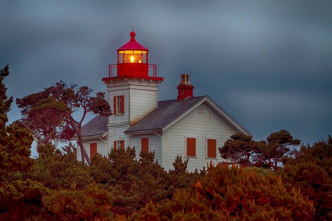 The lighthouse at Newport, Oregon, USA.