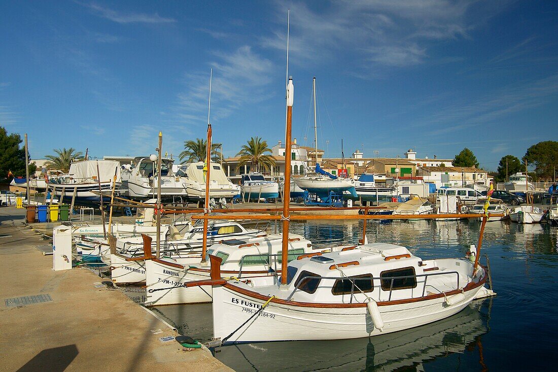 Sporthafen Estanyol Migjorn Llucmajor Mallorca Balearen Spanien