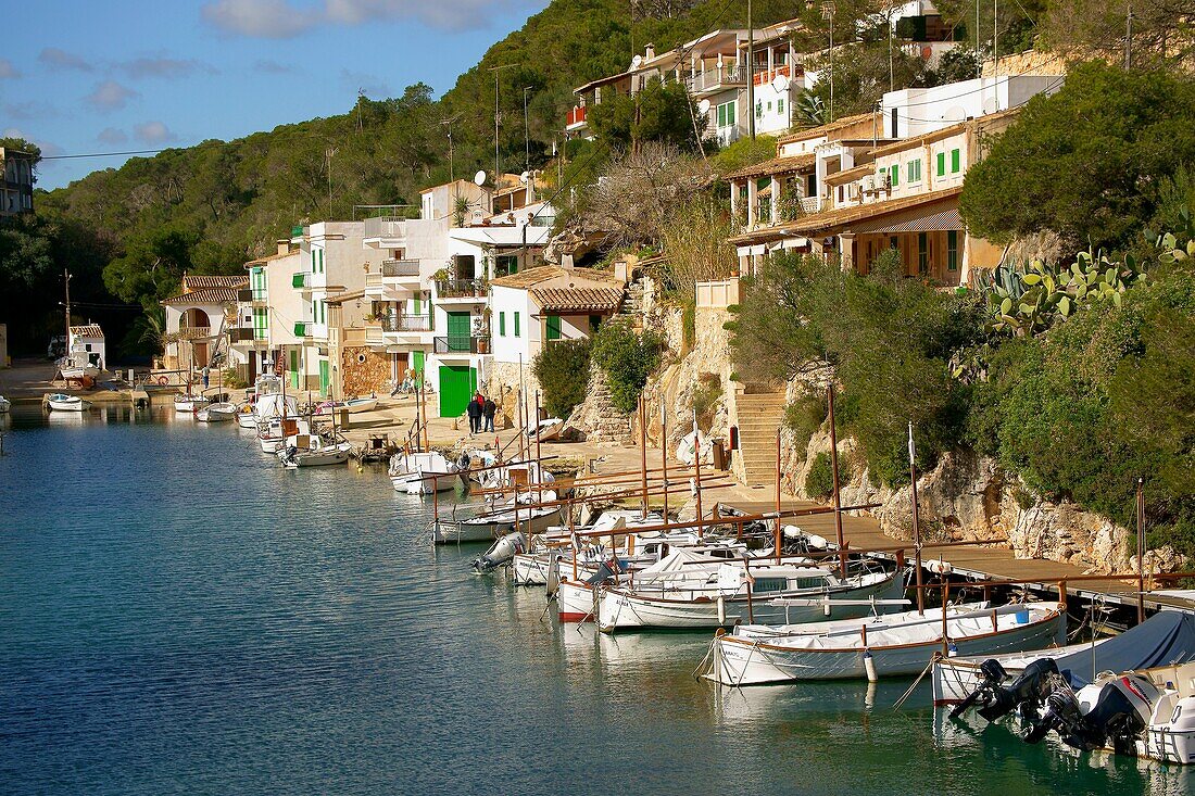 Cala Figuera, Santanyi, Migjorn Mallorca, Balearen, Spanien