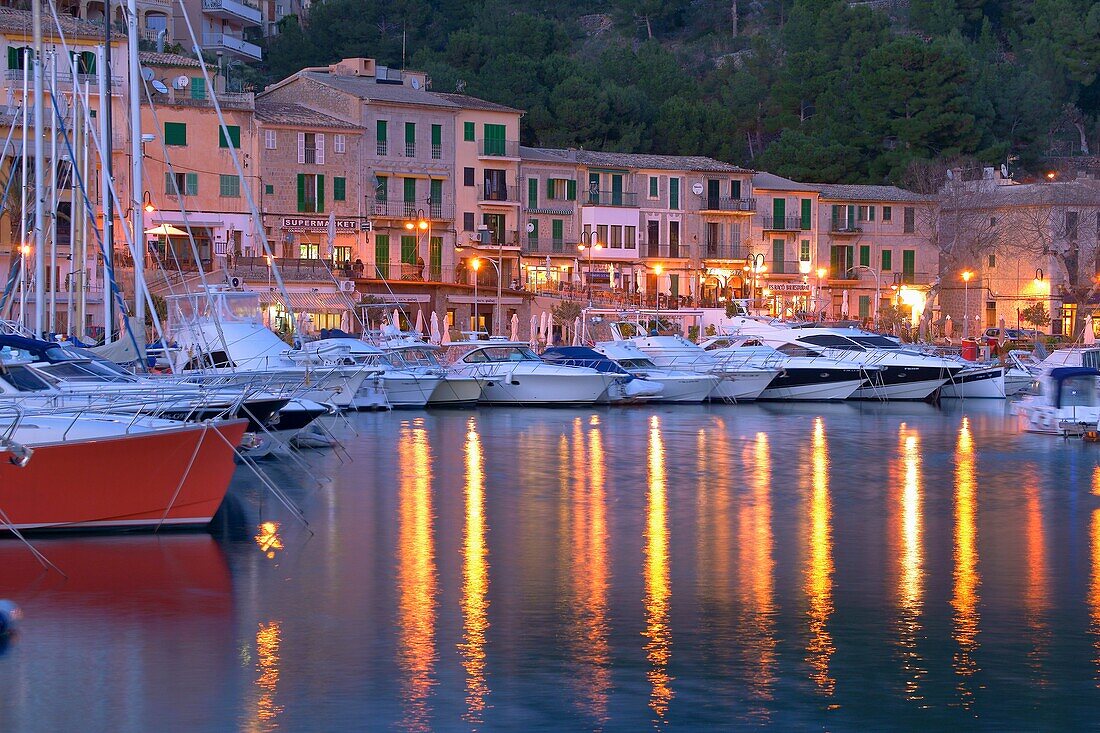 Port de Soller Mallorca Tramuntana Spain Balearic islands