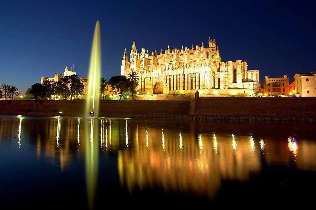 Palma Kathedrale La Seu, XIV-XVI Jahrhundert Palma Mallorca Balearen Spanien