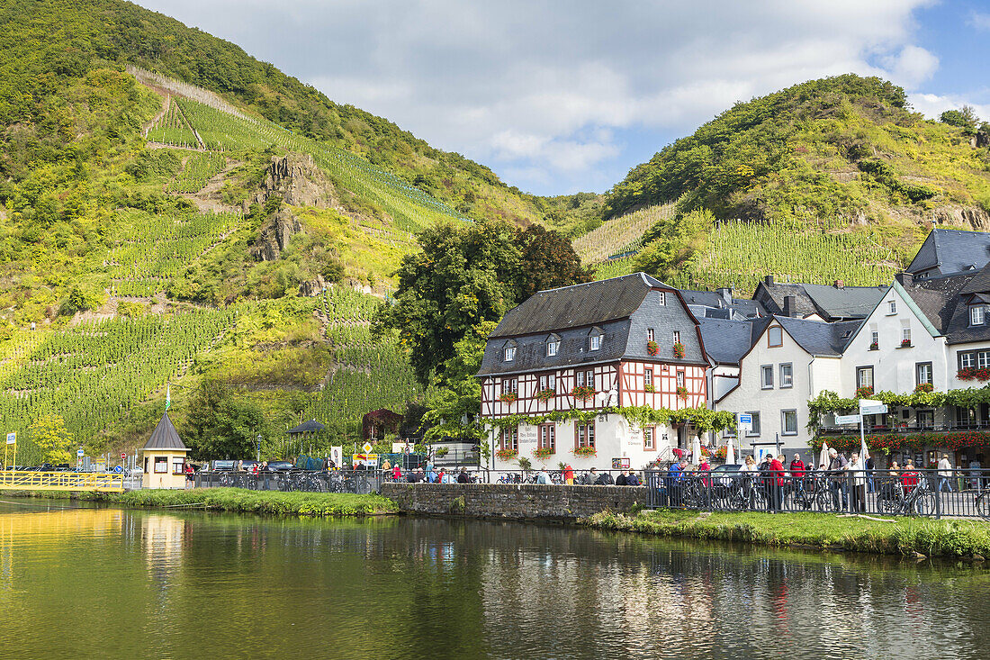 The picturesque village of Beilstein with river Moselle, Rhineland-Palatinate, Germany, Europe