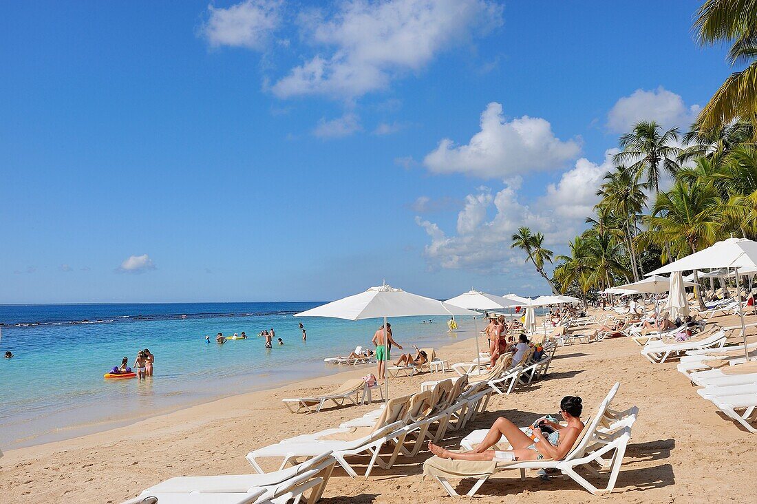 Dominican Republic, La Romana surroundings, Casa de Campo, Minitas beach  Built in 1975 to be the premiere destination in the Caribbean, the Casa de Campo resort complex has lived up to the hype  It houses, 1500 luxurious villas, 3 championship golf cours