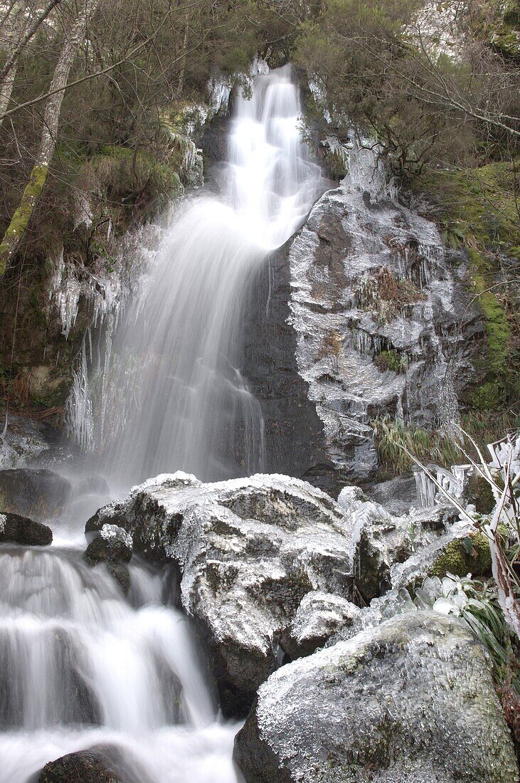 Icy waterfall