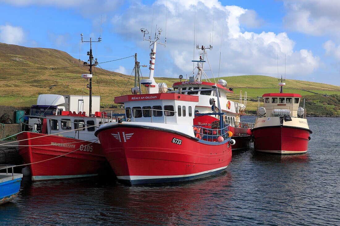 Cleggan harbour, Galway county, Ireland