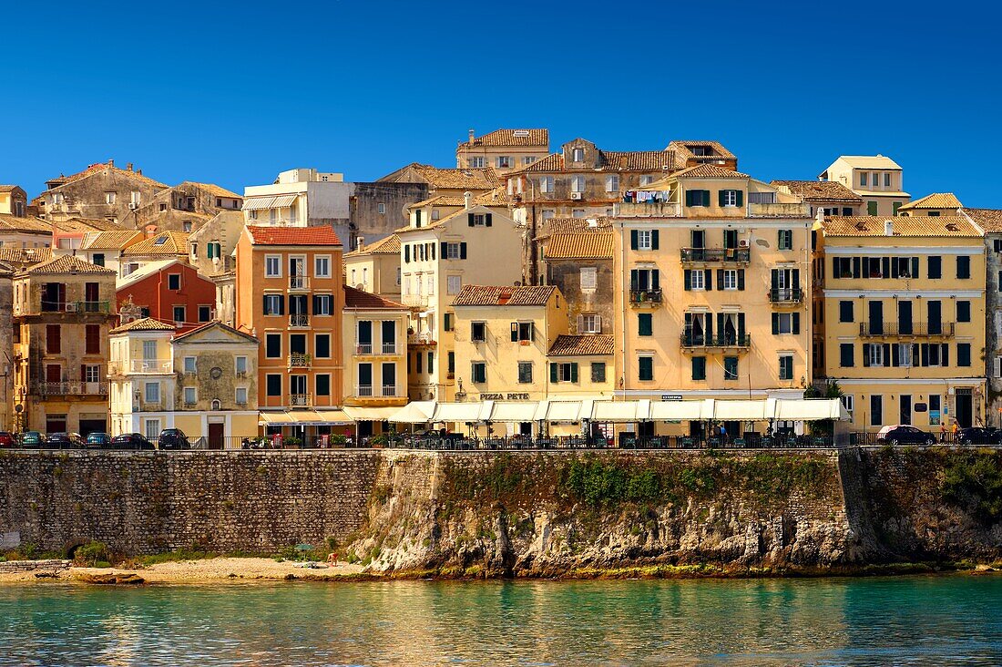 The UNESCO World Hertitage Corfu Old Town , Greek Ionian Islands