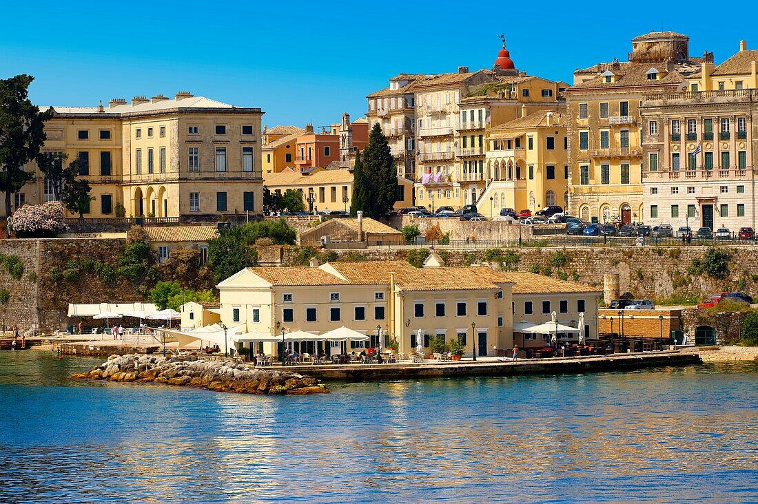 The UNESCO World Hertitage Corfu Old Town , Greek Ionian Islands