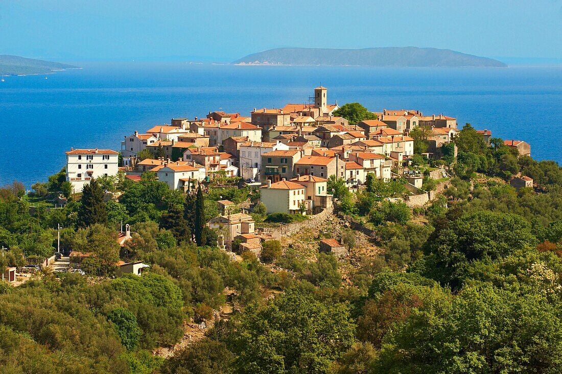 Beli hill town, Cres Island, Croatia