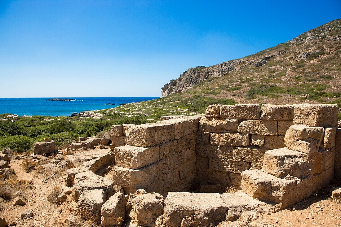 Greece, West Crete Minoan Ruins of … – License image – 70692515 Image ...