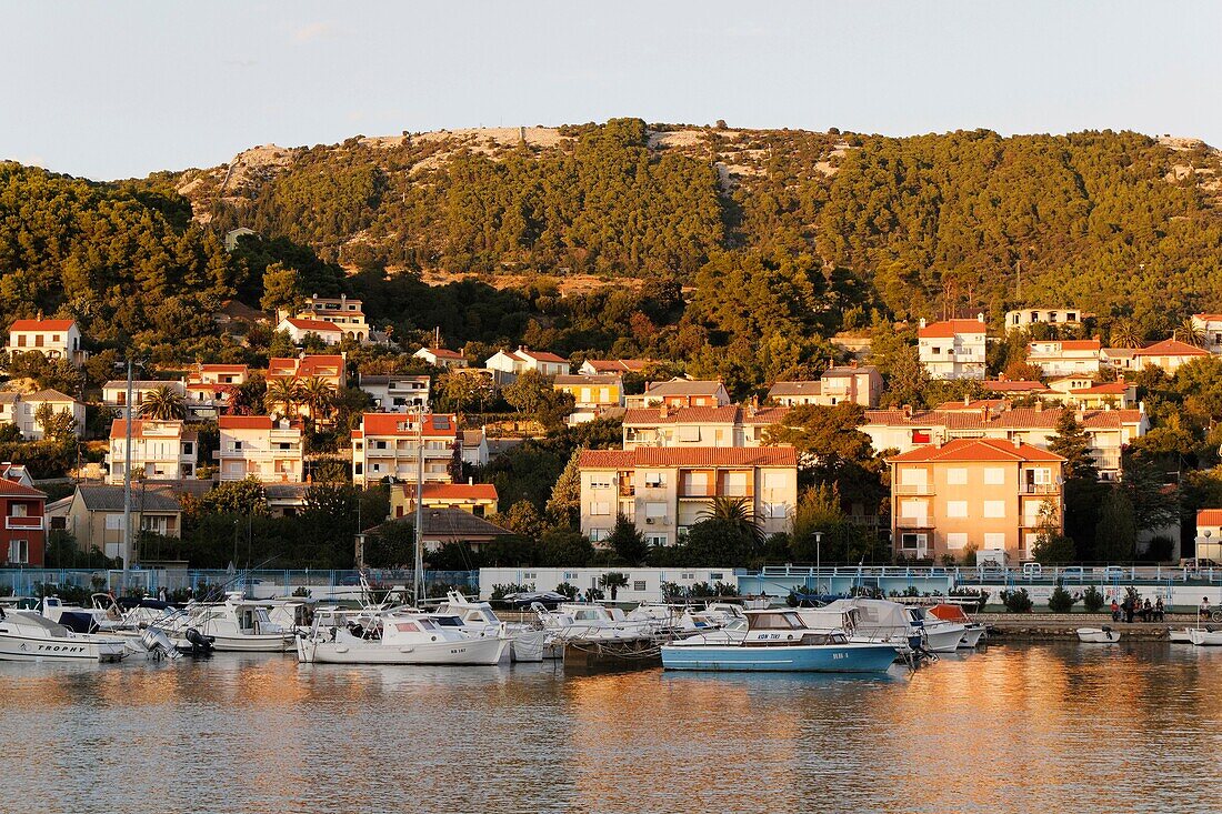 Harbor in Rab Town, Croatia