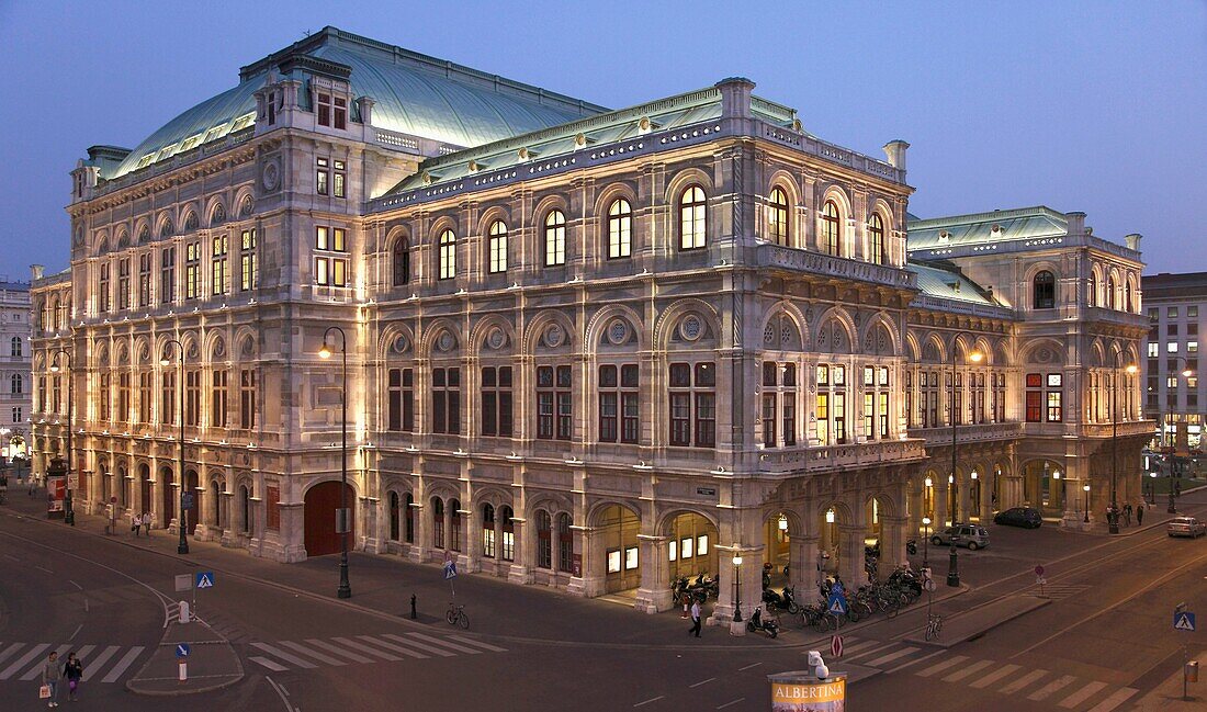 Austria, Vienna, Opera house, Staatsoper.