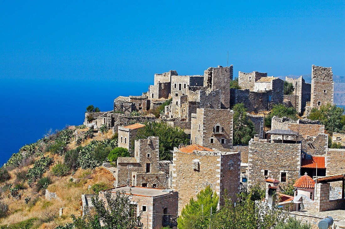 Vathia village on Mani Peninsula  Laconia, Peloponnese  Greece