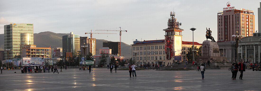 Sukhbaatar square, Ulaanbaatar, Mongolia