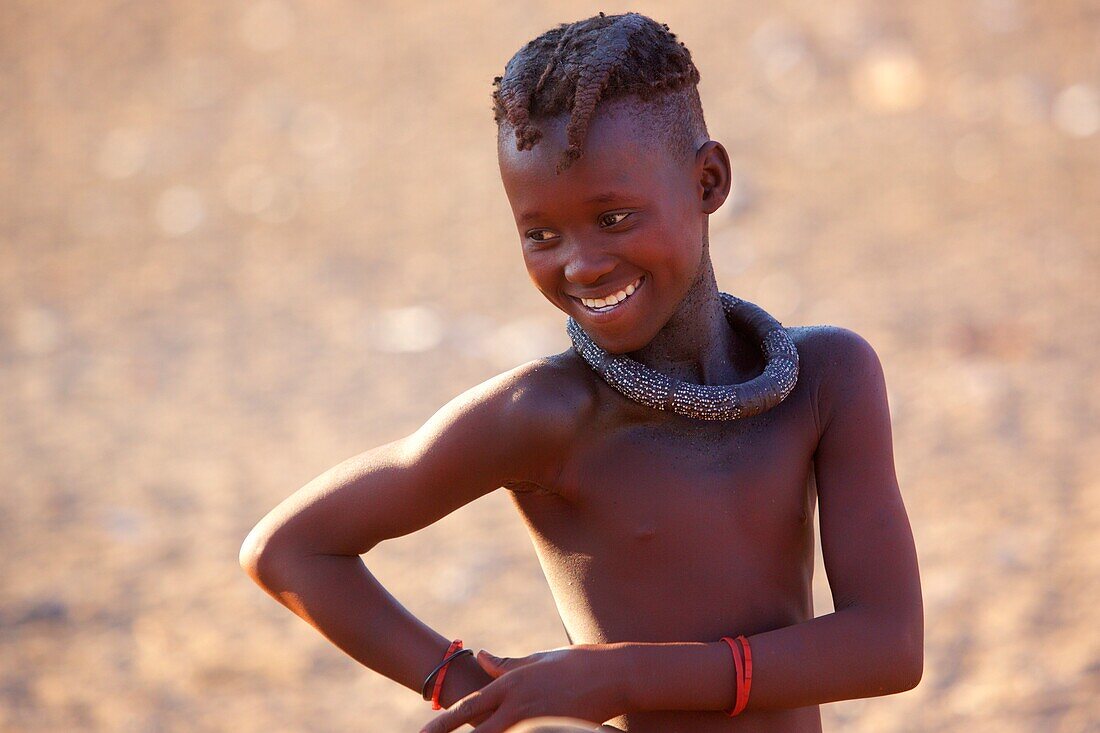 Himba-Mädchen, Kaokoveld, Namibia