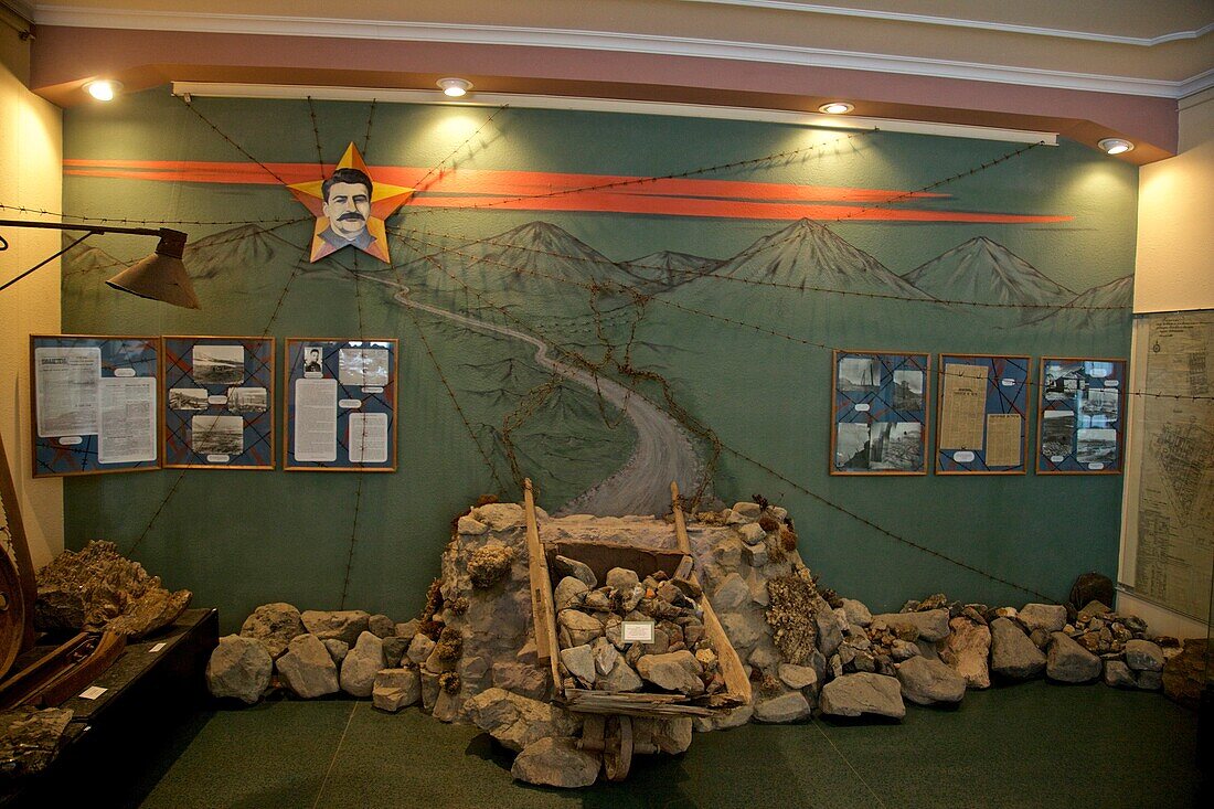 Museum in Egwekinot Tschukotka (Autonomer Kreis der Tschuktschen), Sibirien, Russland