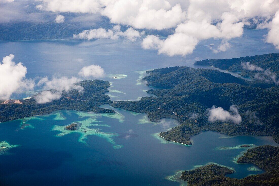 Islands near Sorong, Raja Ampat, West Papua, Indonesia