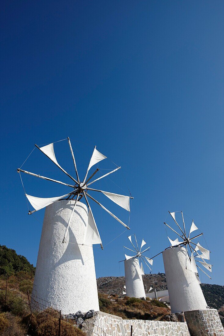 Windmills  Lasithi Plateau, Crete, Greece