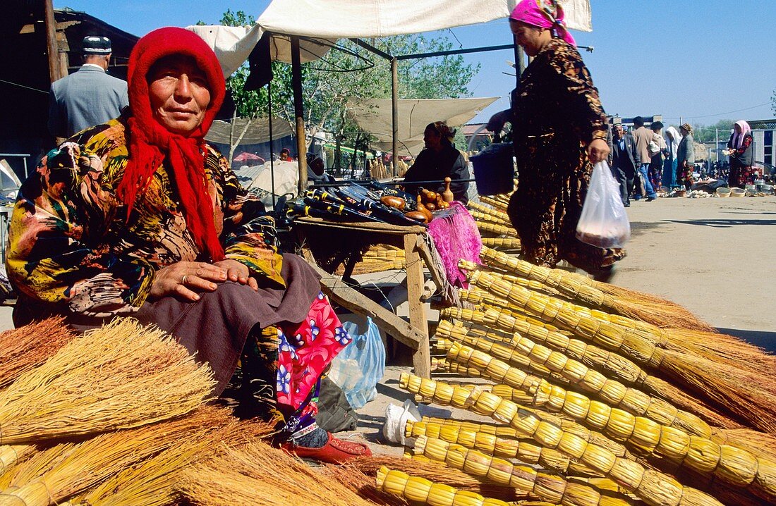 Bazar in Samarkand  Uzbekistan