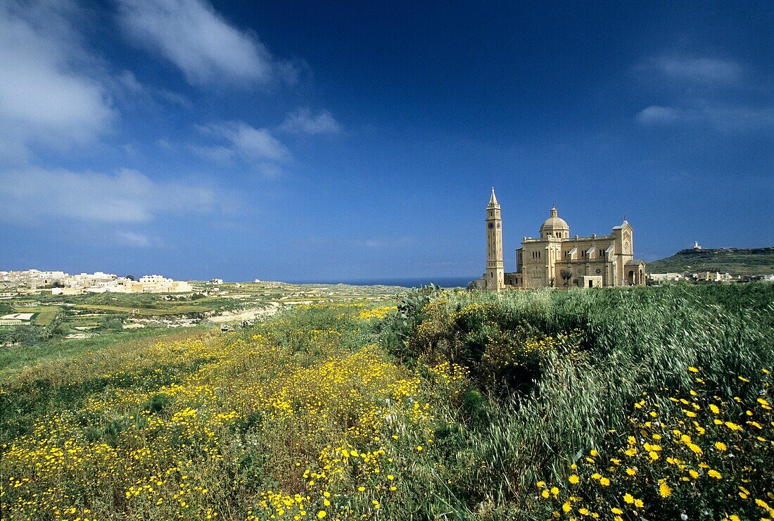 basilica of TaPinu, Gozo, Malta, Mediterranean sea, Europe