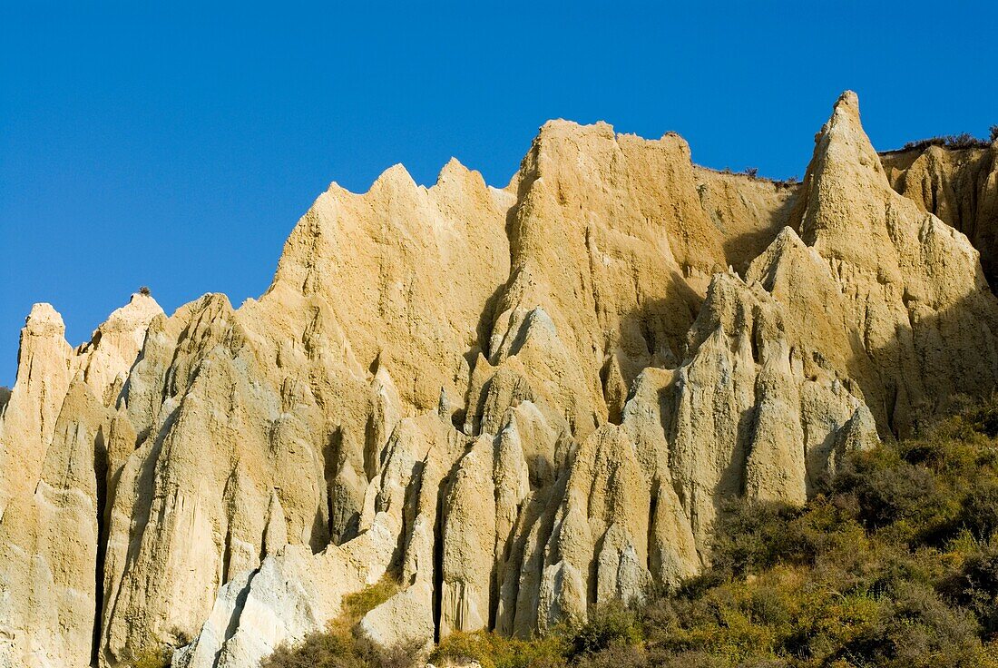 The spectacular Clay Cliffs of Omarama, New Zealand