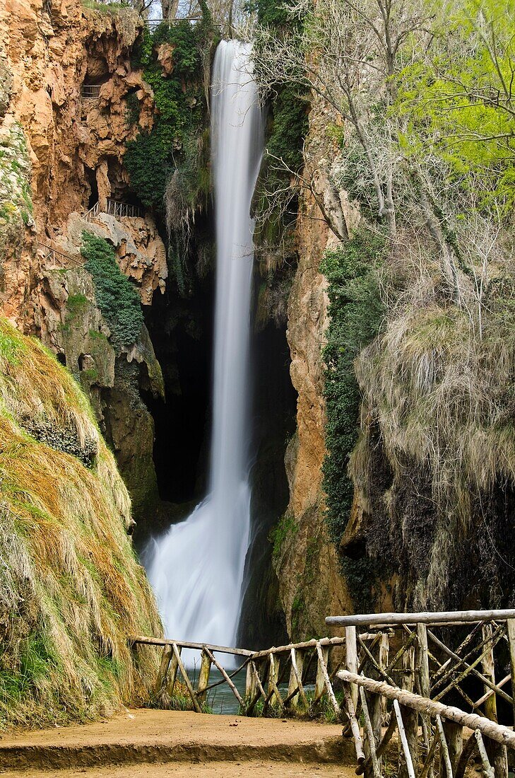 Piedra river canyon, Monasterio de Piedra Natural Park, Nuevalos, Zaragoza province, Aragon, Spain