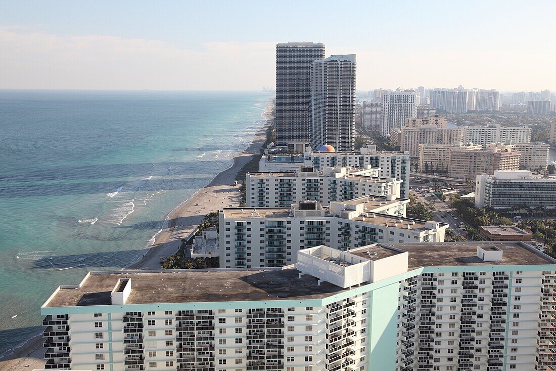 Panoramic View of Hallander Beach, Florida, USA