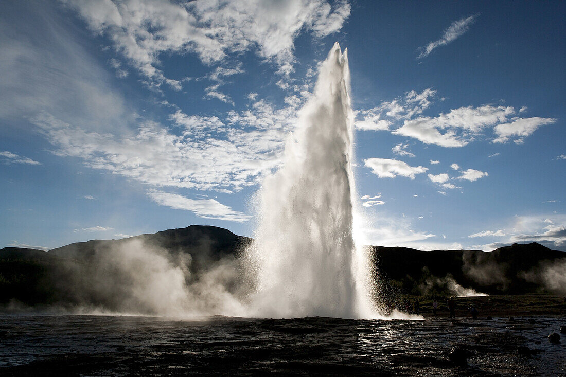 Strokkur Geysir - Golden Circle - Southwestern Iceland.