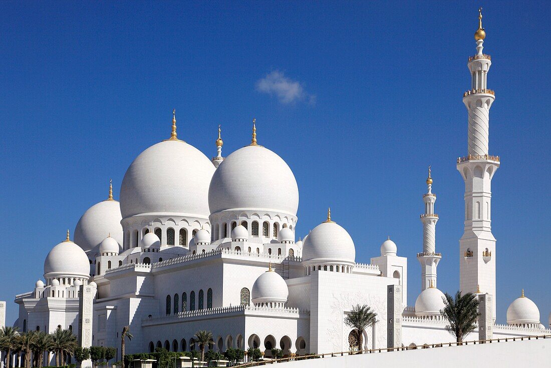 United Arab Emirates, Abu Dhabi, Sheikh Zayed bin Sultan al-Nahyan Mosque,