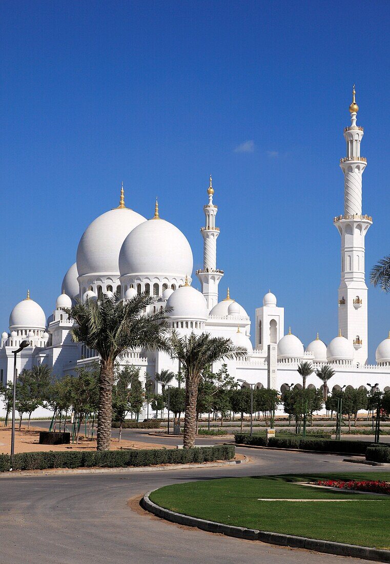 United Arab Emirates, Abu Dhabi, Sheikh Zayed bin Sultan al-Nahyan Mosque,