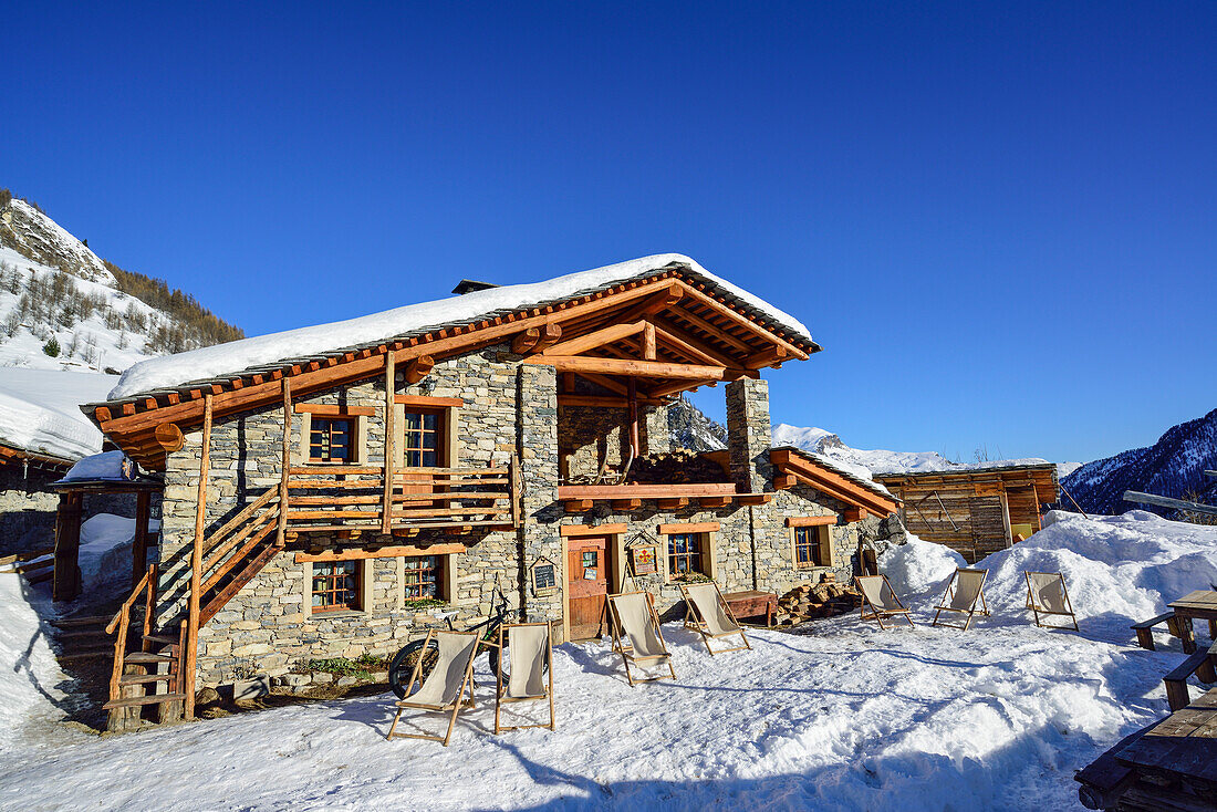 Rifugio Viviere, Viviere, Valle Maira, Cottian Alps, Piedmont, Italy