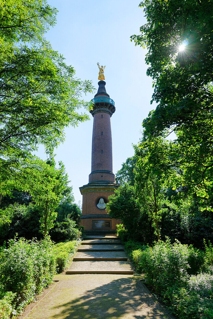 Monument on Hakenberg near Fehrbellin, Brandenburg, Germany