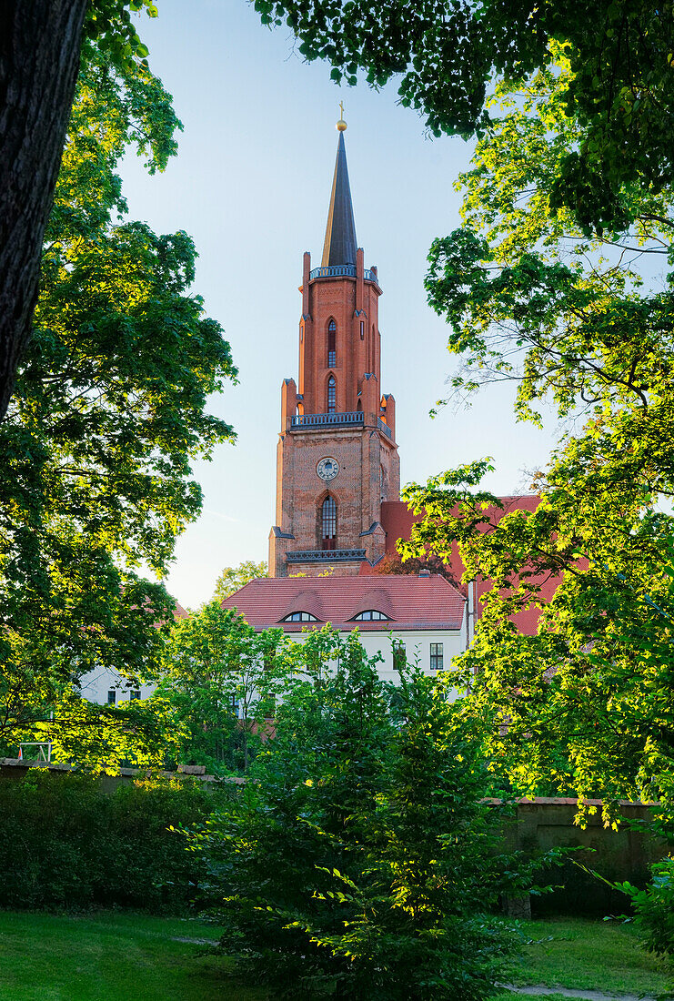 Sankt-Marien-Andreas-Kirche auf dem Kirchberg, Rathenow, Land Brandenburg, Deutschland