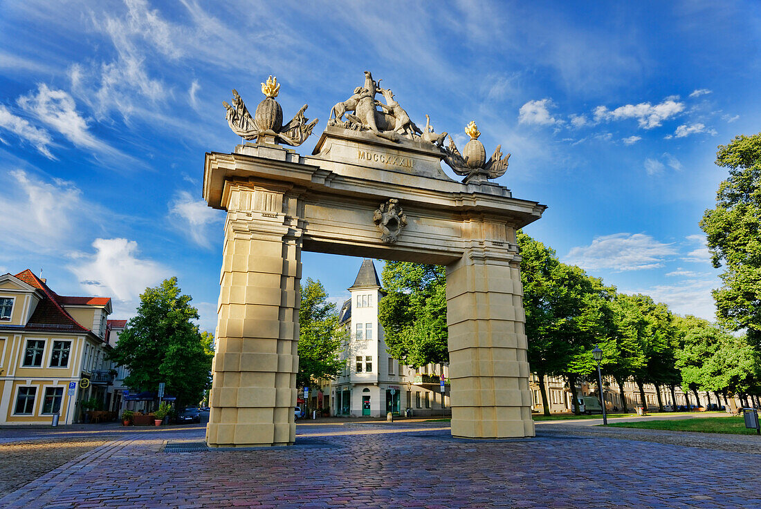 Jaegertor, Hegel Promenade, Potsdam, Brandenburg, Germany