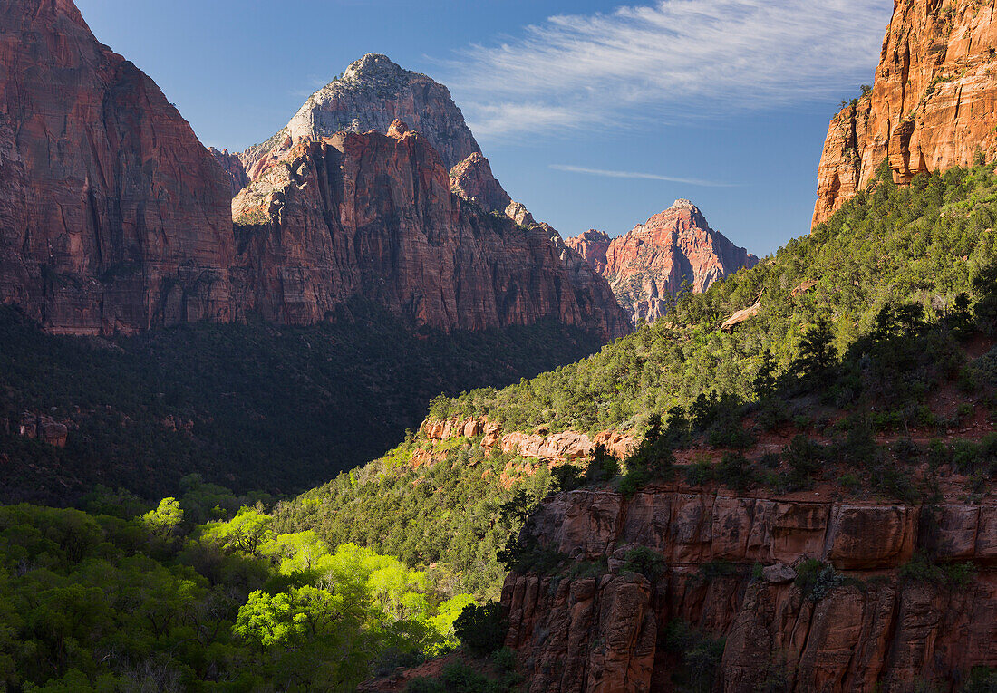 Virgin River Valley, Zion National Park, Utah, USA