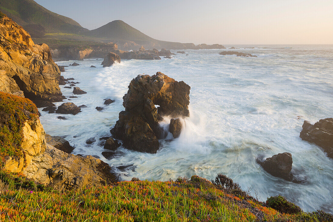 Küste, Big Sur, Cabrillo Highway 1, Kalifornien, USA