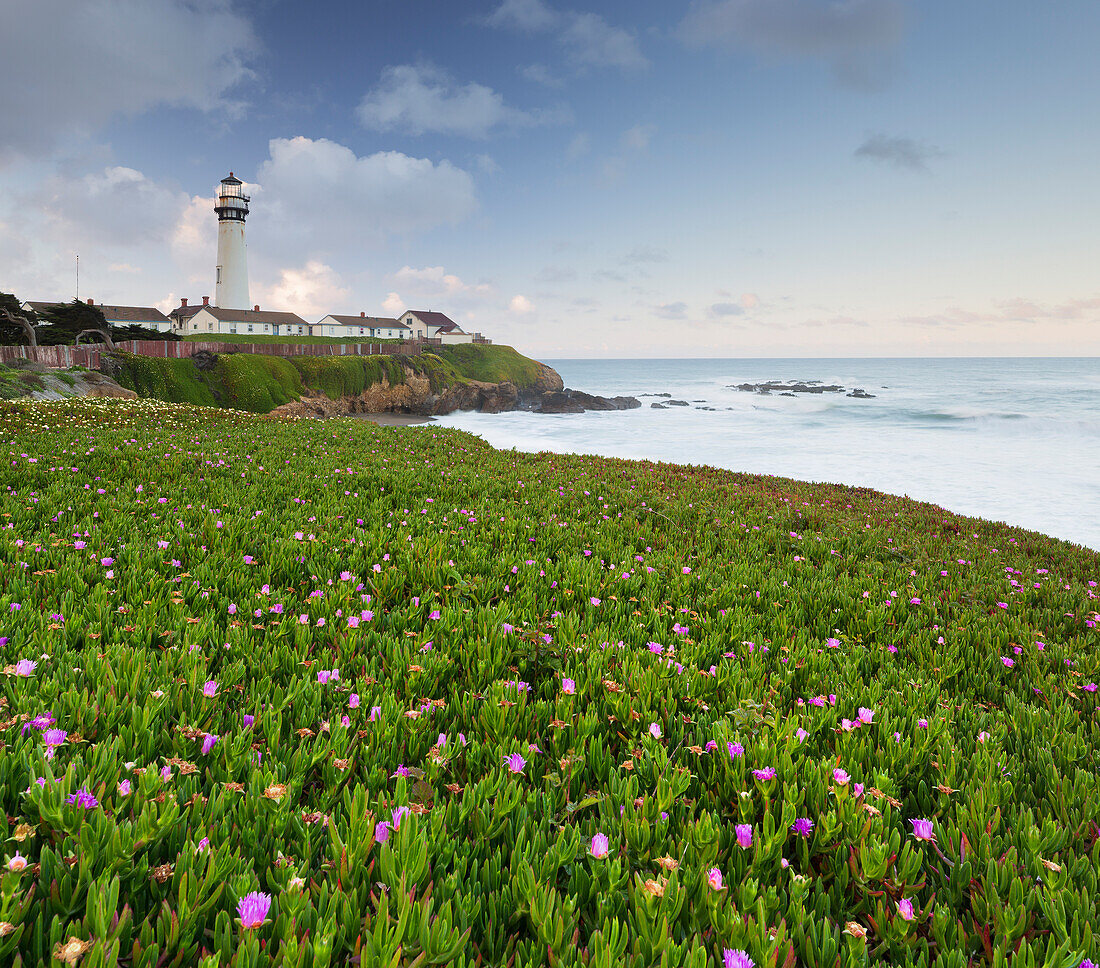 Pigeon Point Lighthouse, Cabrillo Highway 1, California, USA