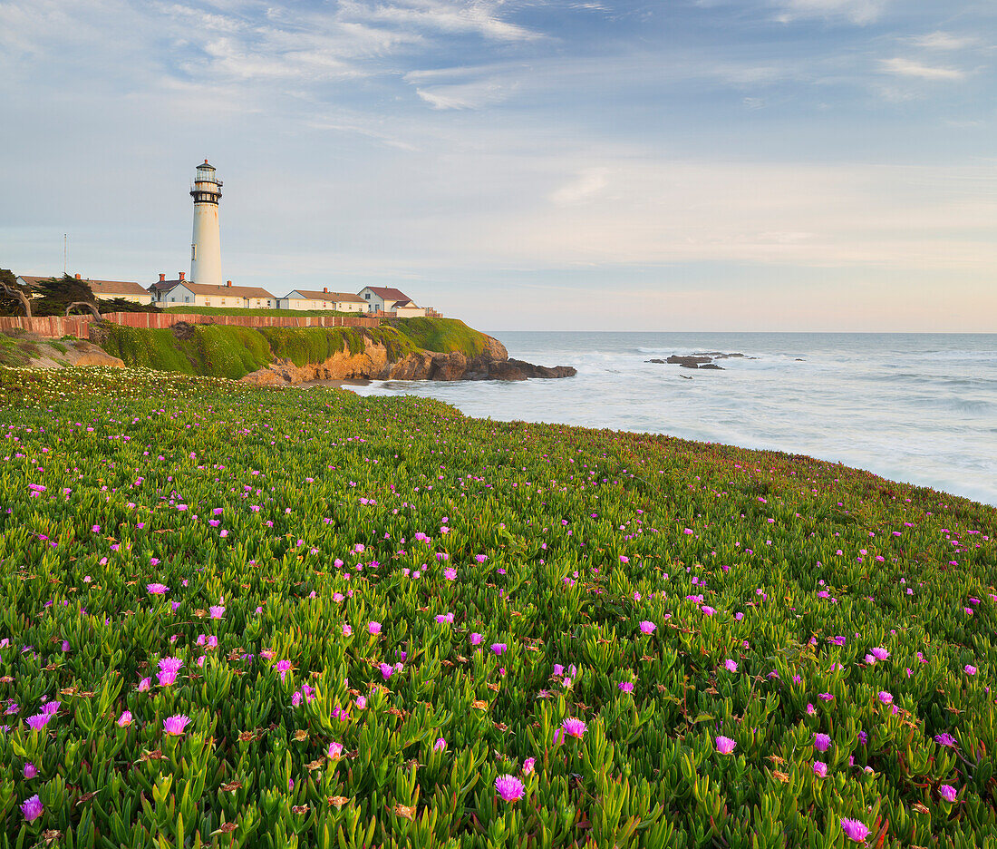 Pigeon Point Leuchtturm, Cabrillo Highway 1, Kalifornien, USA