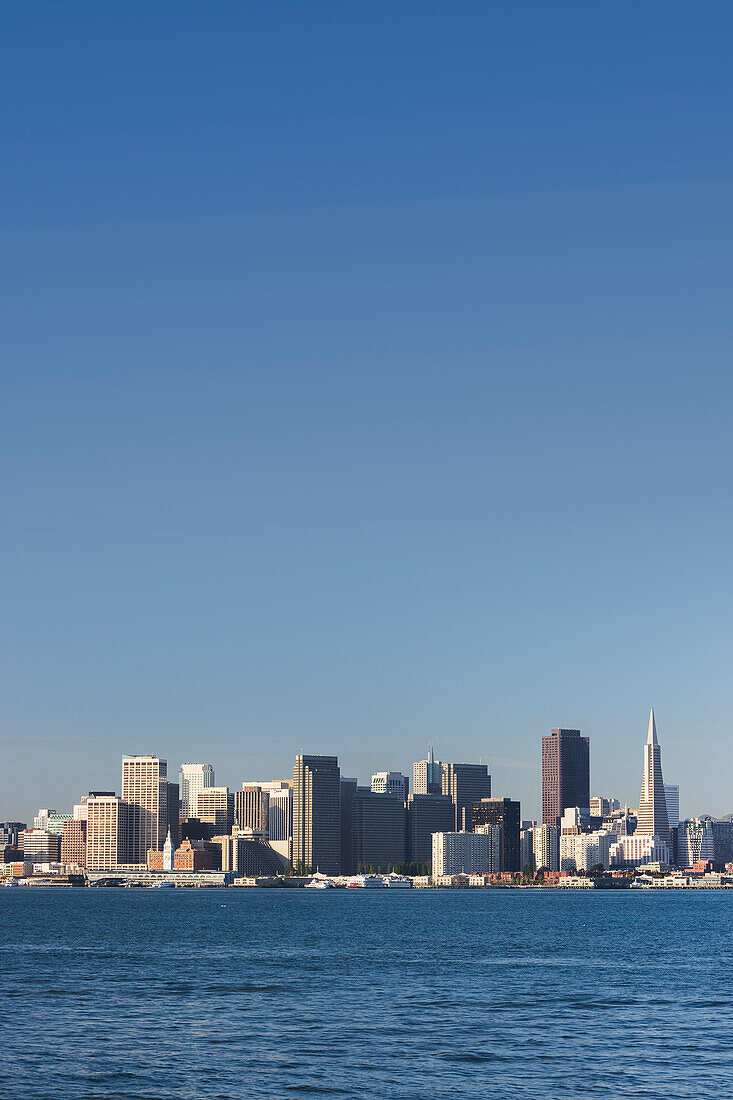 Skyline San Francisco von Treasure Island,  Californien, USA