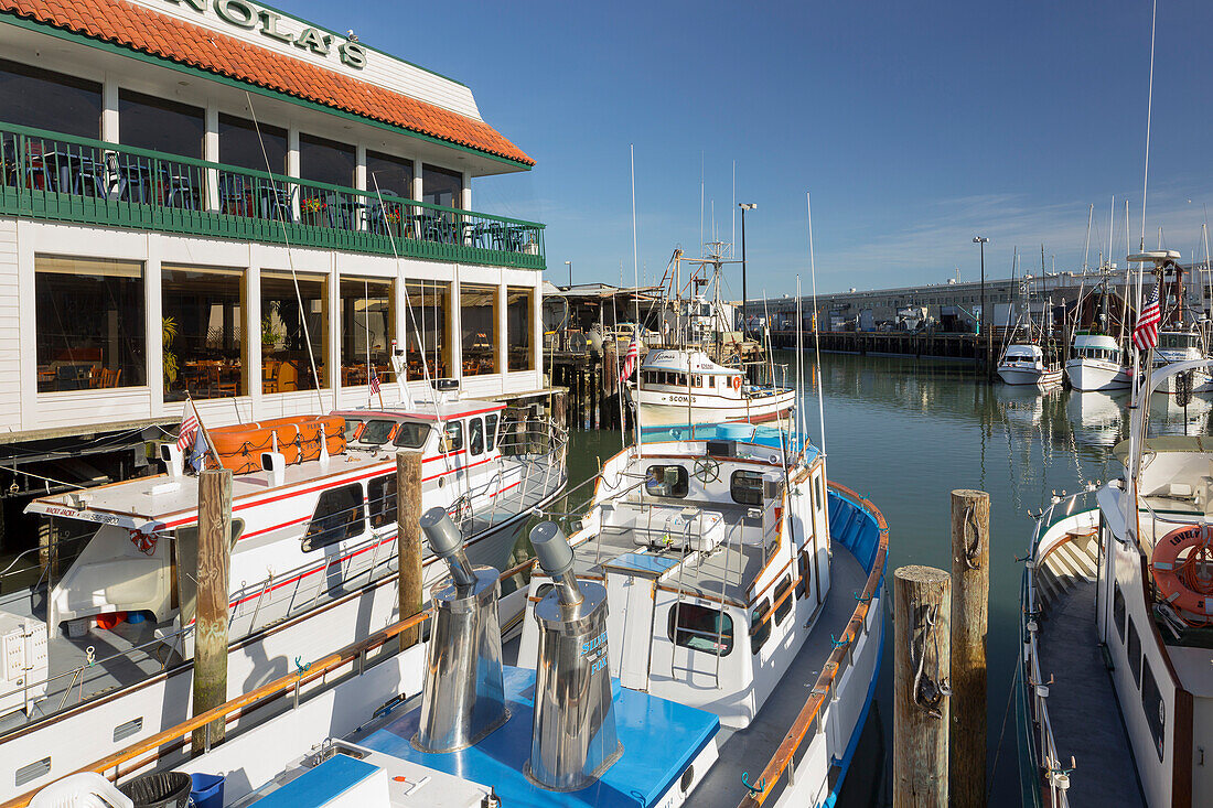 Boats at Pier 39, San Francisco, California, USA