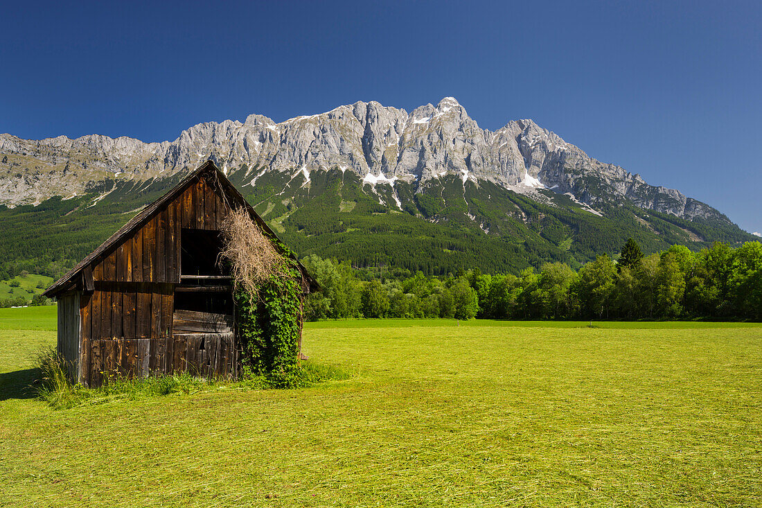 Heuhütte, Grimming, Ennstal, Steiermark, Österreich