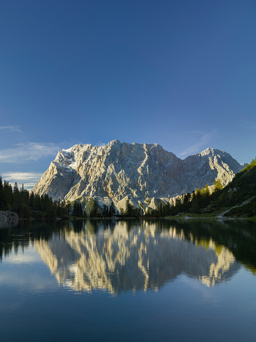 Zugspitze, Seebensee, Mieminger Mountains, Tyrol, Austria