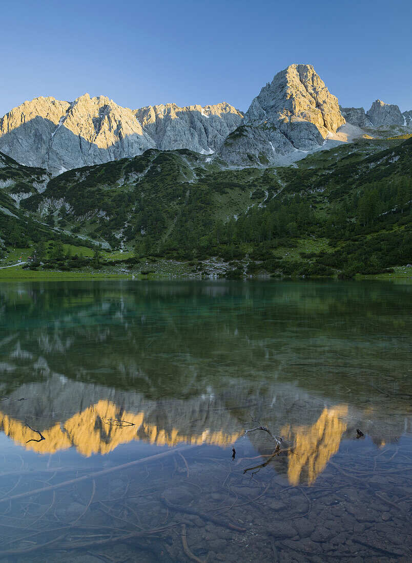Seebensee, Vorderer Drachenkopf, Mieminger Gebirge, Tirol, Österreich