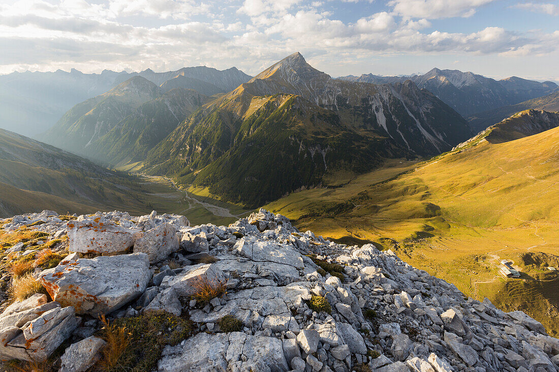Namloser Wetterspitze, Steinjochl, Lechtaler Alps, Tyrol, Austria